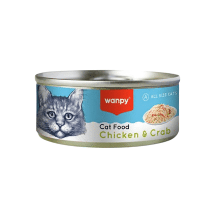 Wanpy Wet For Cat With Chicken & Crab 95g