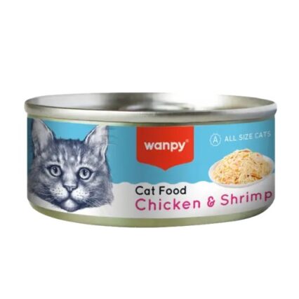 Wanpy Wet For Cat With Chicken & Shrimp 95g