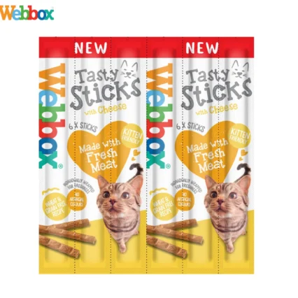 Webbox Tasty Sticks With Cheese 30g x 6 Pcs