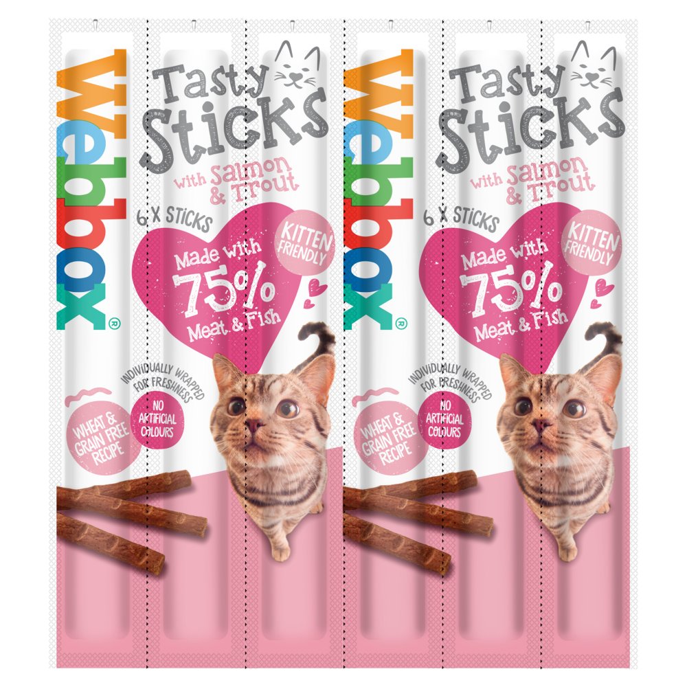 Webbox Tasty Sticks With Salmon And Trout 30g x 6 Pcs