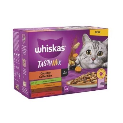 Whiskas 1+ Tasty Mix Country Collection In Gravy 12Pk