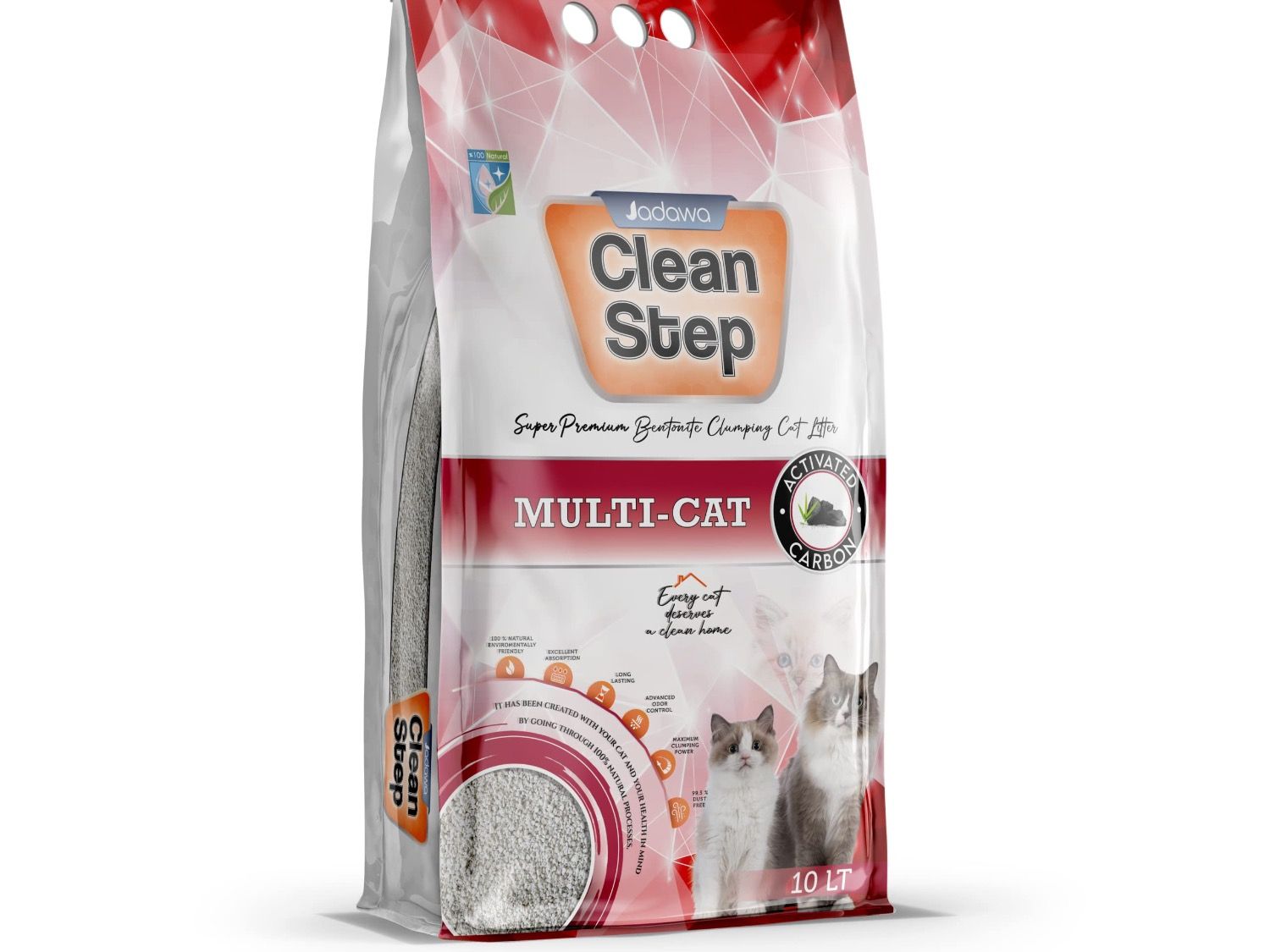Clean Step Cat Litter Carbon Fine 10L