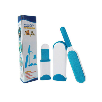 Removing pet hair stuck in clothes and furniture