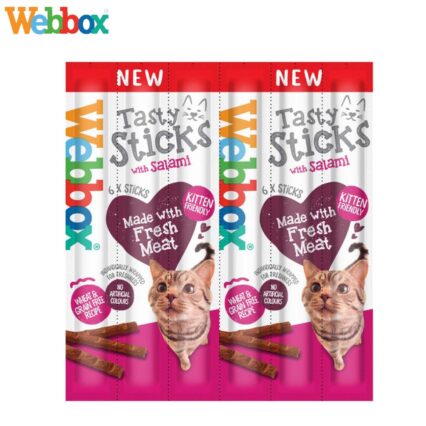 Webbox Tasty Sticks With Salami 30g x 6 Pcs