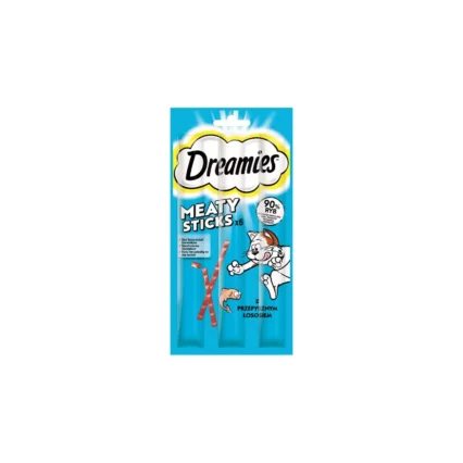 Dreamies Meaty Sticks Cat Treats With Salmon 30g x 6pcs