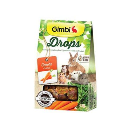 Gimbi Drops With Carrots 50G