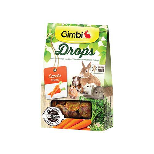 Gimbi Drops With Carrots 50G