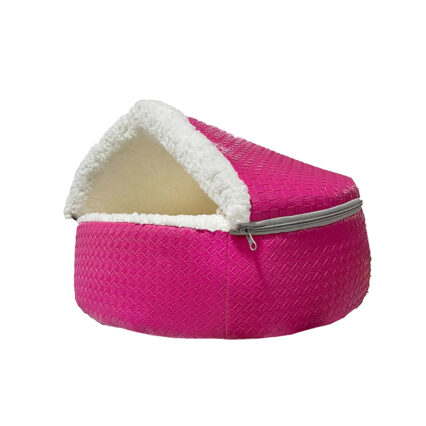 كوخ جلد زهري - حجم وسط