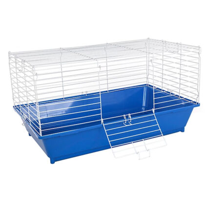 قفص للأرانب مميز - لون ازرق