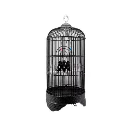 قفص عصافير - دائري اسود