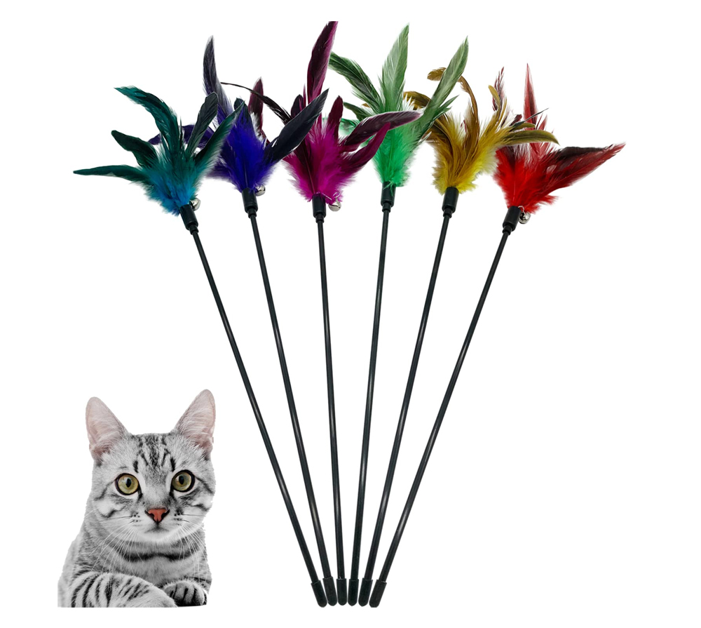 ريشة للقطط - أشكال مختلفة