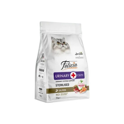 فيليسيا للقطط المعقمة بنكهة السالمون - 5 كيلو