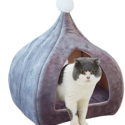 كوخ للقطط فاخر
