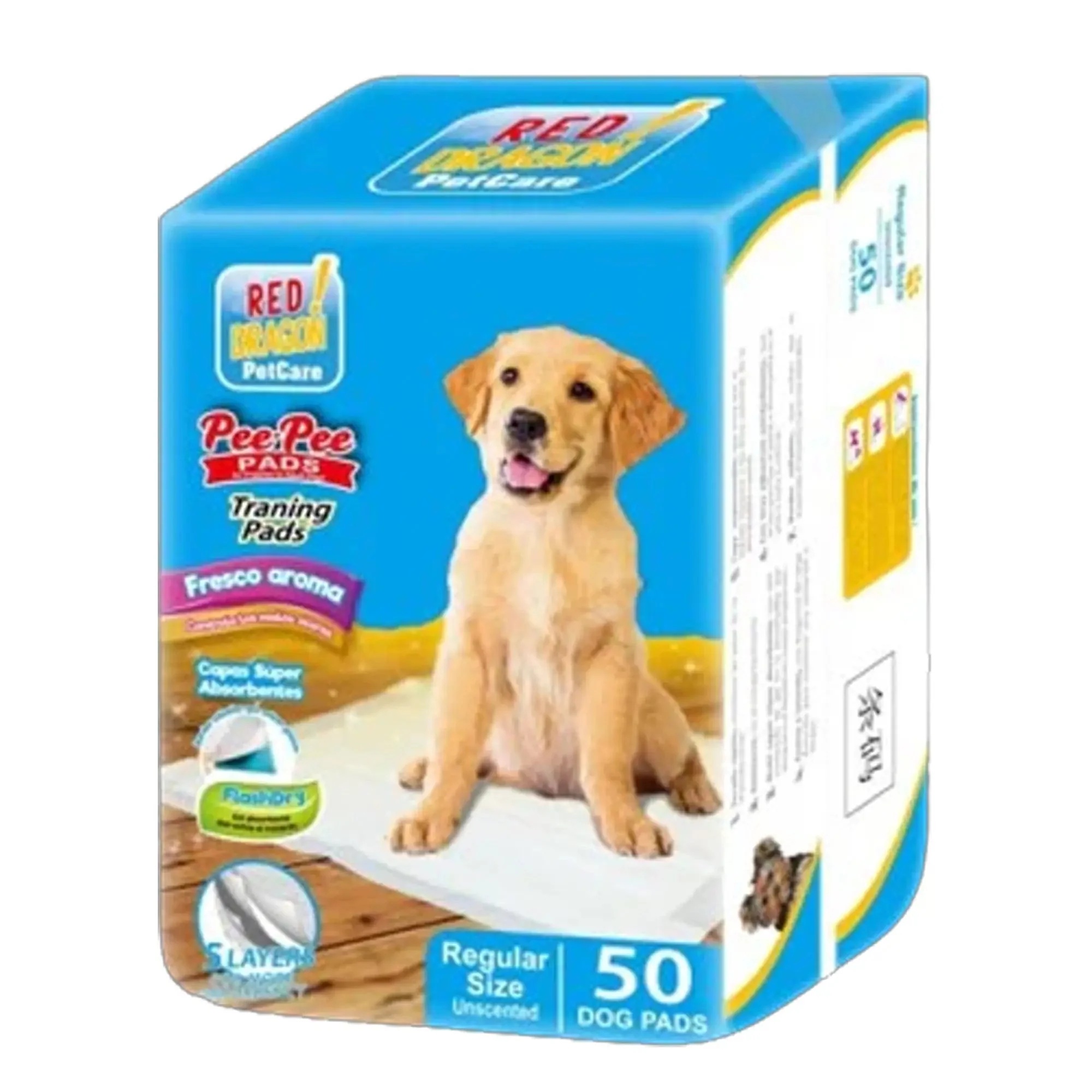 بادز ريد دراجون للكلاب مقاس 33*45 - 100 قطعة