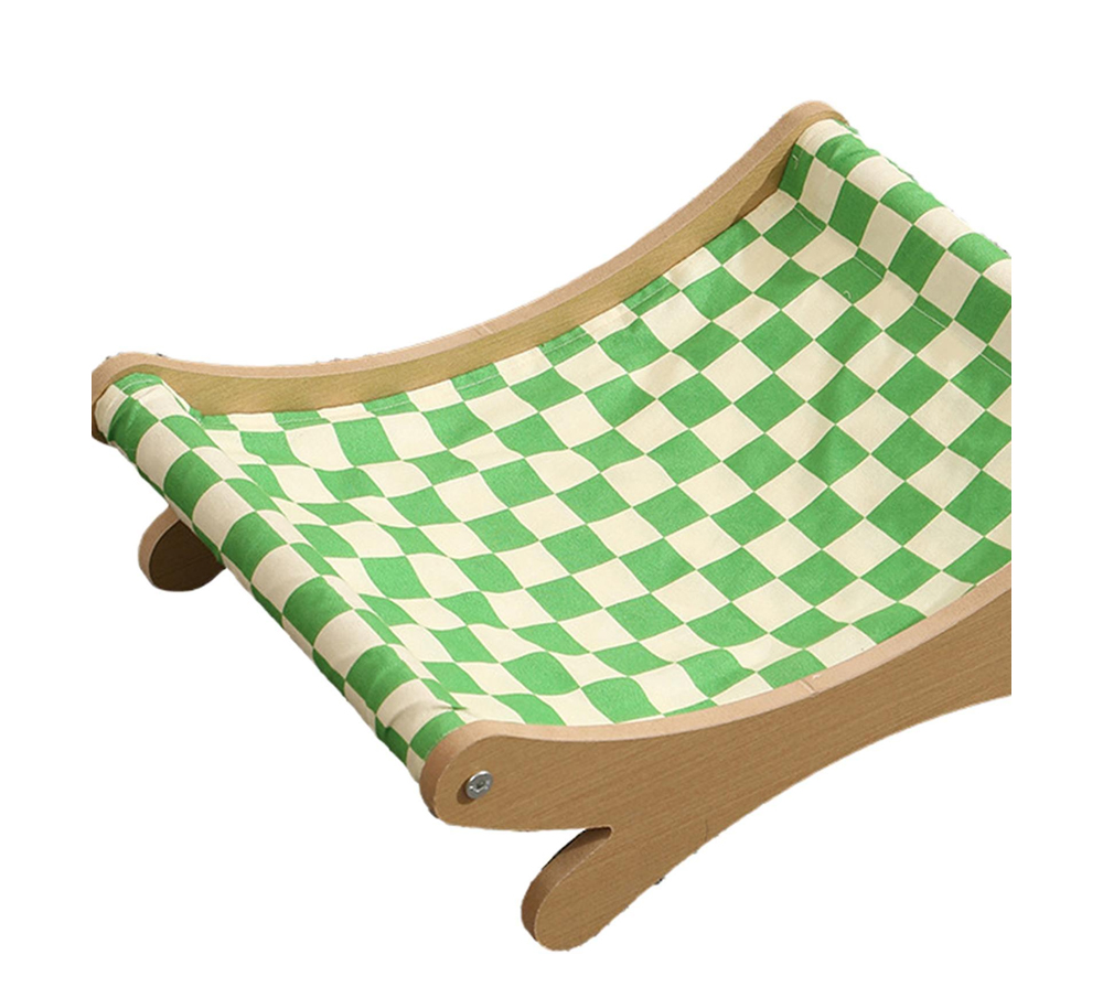 ستاند خشبي فاخر للقطط - لون اخضر - الصورة 2