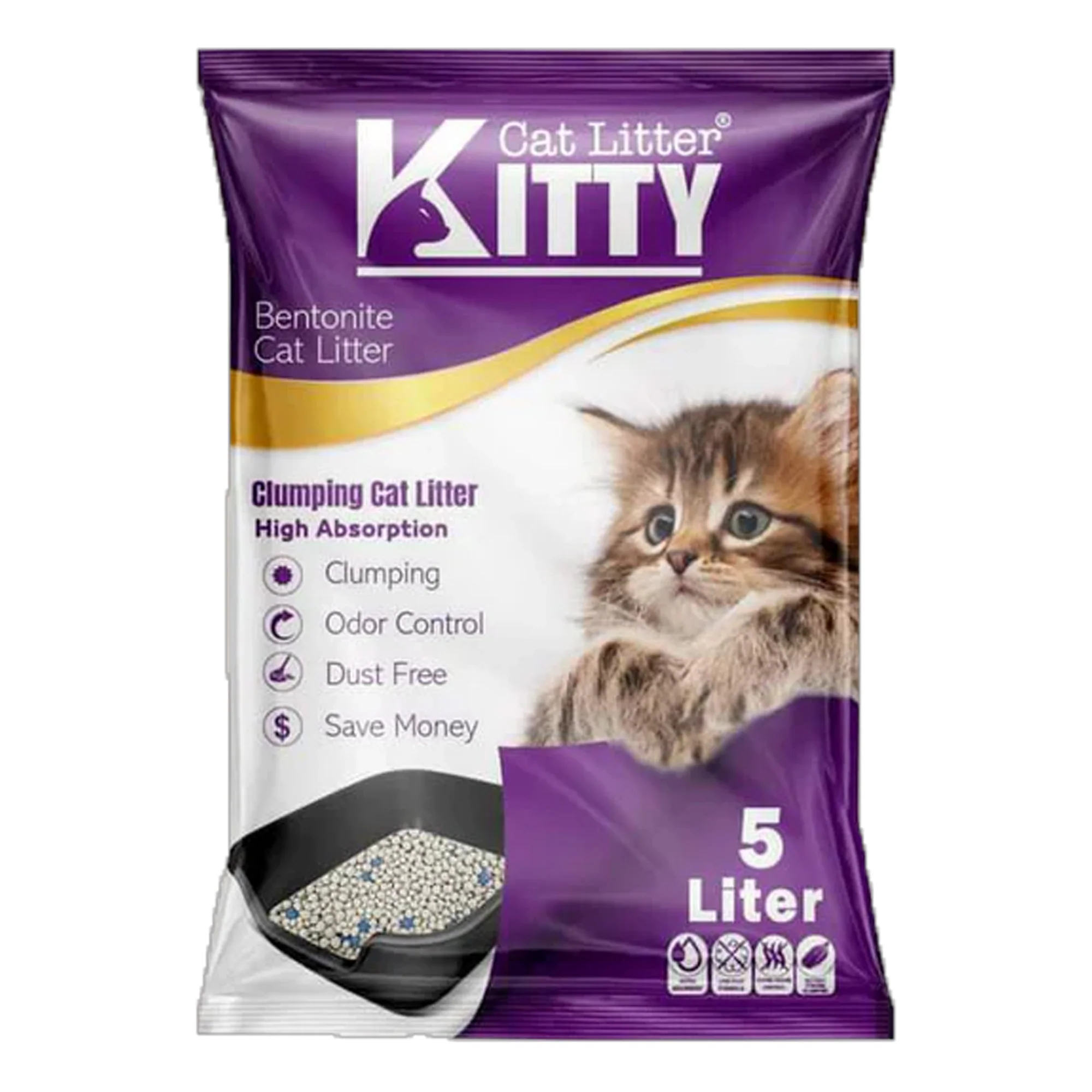 رمل كيتي برائحة اللافندر - 5 لتر