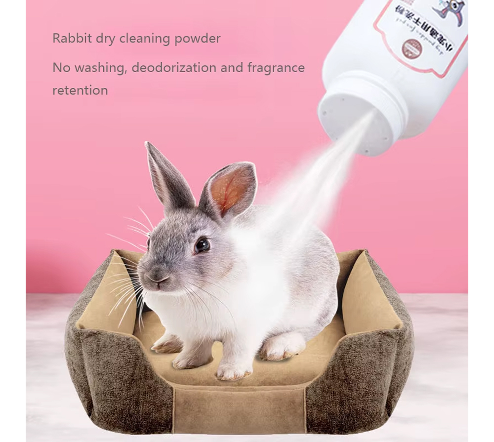 دراي شامبو لتنظيف الأرانب والهامستر - 200 جرام - الصورة 2