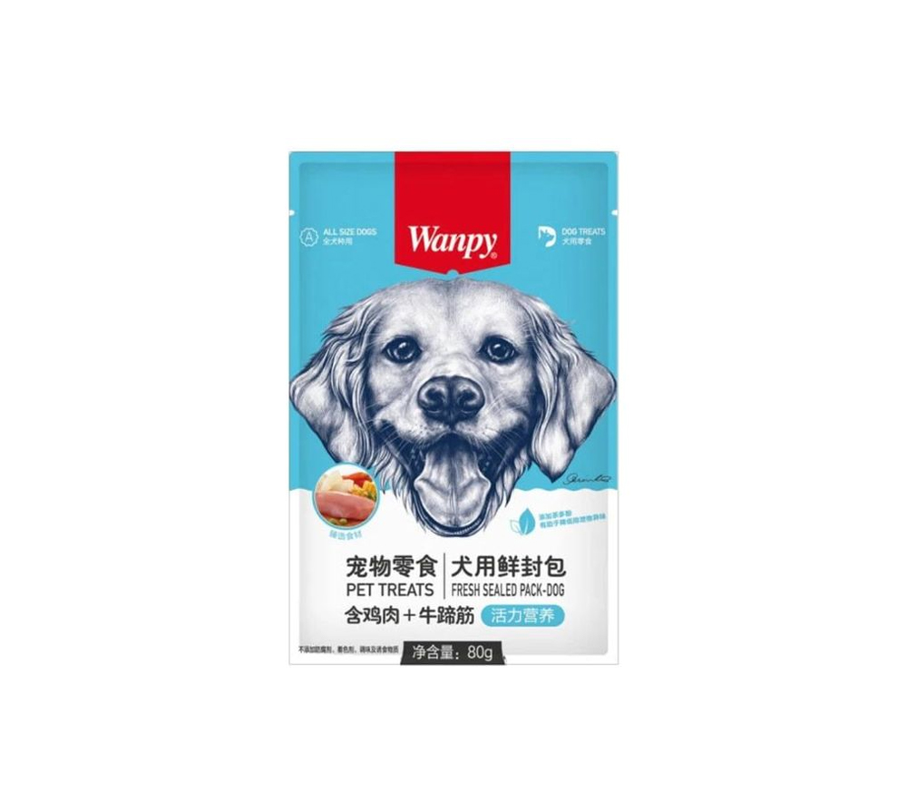 باوتشز وانبي للكلاب بنكهة الدجاج - 80 جرام