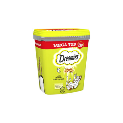 دريميز مكافآت القطط بنكهة التونة - عبوة كبيرة - 350 غرام