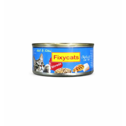 فيكسي كات شريدز بنكهة الدجاج والسمك - 170 جرام