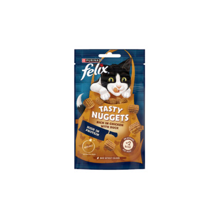 فيليكس جودي باج - مكافآت للقطط بنكهة الدجاج ولحم البط - 60 جرام